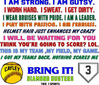 SB35 I AM STRONG - I AM GUSTY