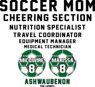 SOC11 SOCCER MOM - CHEERING SECTION