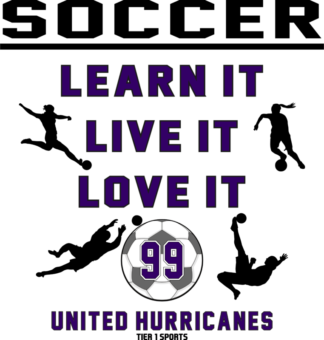 SOC5 SOCCER LEARN IT LIVE IT LOVE IT