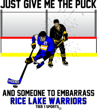 HOC27 JUST GIVE ME THE PUCK AND SOMEONE TO EMBARRASS