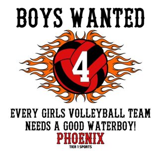 VOL 1 - BOYS WANTED EVERY GIRLS VOLLEYBALL TEAM NEEDS A GOOD WATERBOY