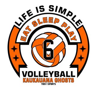 VOL 2 - LIFE IS SIMPLE, EAT SLEEP PLAY VOLLEYBALL