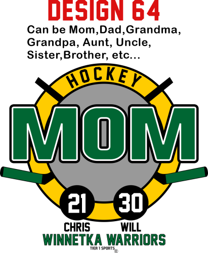 HOC64 Hockey Mom