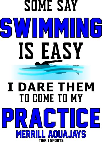 SWIM80 SOME SAY SWIMMING IS EASY