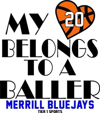 BASKET 10 MY HEART BELONGS TO A BALLER