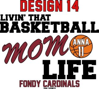 BASKET 14 LIVING THAT BASKETBALL MOM