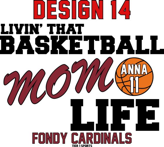 BASKET 14 LIVING THAT BASKETBALL MOM