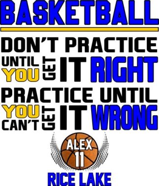 BASKET 02 BASKETBALL DONT PRACTICE